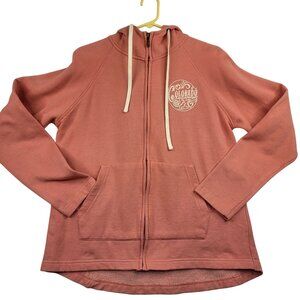 Colorado Pink Large Full-Zip Hood Prairie Mountain Cotton Ranch Barn Farm (Flaw)